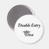 Double Entry Diva Magneet (Voorkant / Achterkant)