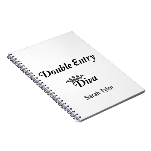 Double Entry Diva Notitieboek (Rechterzijde)