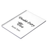 Double Entry Diva Notitieboek (Linkerzijde)