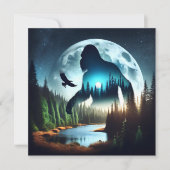 Double Exposure Bigfoot, Eagle and Full Moon (Voorkant)