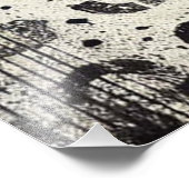 Double Exposure Man Portrait Numbers Letters Sky Foto Afdruk (Hoek)