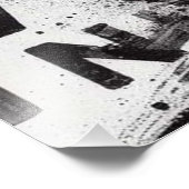 Double Exposure Man Profiel met City Skyline Foto Afdruk (Hoek)