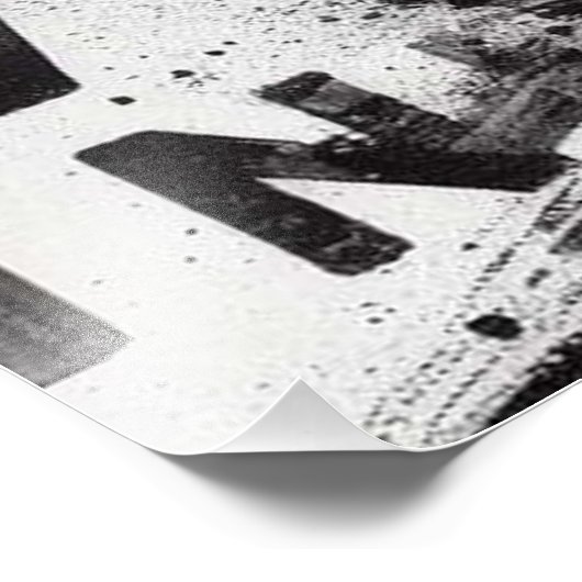 Double Exposure Man Profiel met City Skyline Foto Afdruk (Hoek)