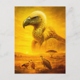 Double Exposure Portret van de Afrikaanse cultuur Feestdagenkaart