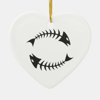 Double Fishbone Fischgräte Keramisch Ornament