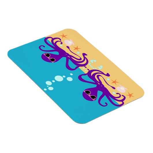 Double Groovy Octopus Magneet (Rechterzijde)