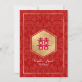 Double Happiness Faux Gold, doe-het-zelf achtergro Kaart (Voorkant)