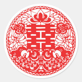 Double Happiness Sticker