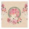 Double Happiness Symbol on Gentle Peony pattern