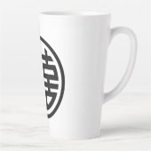 Double Happiness/White/Large Latte Mok (Rechts)