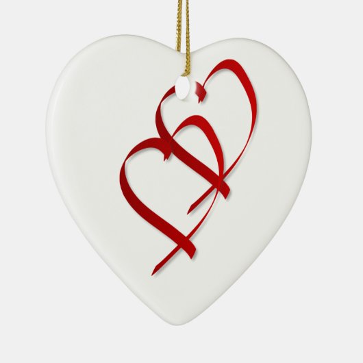 Double Heart Ornament (Rechts)