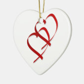 Double Heart Ornament (Links)