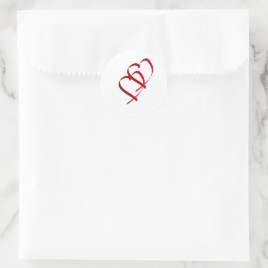 Double Heart Sticker (Tas)