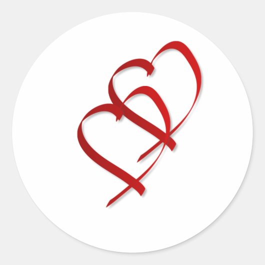 Double Heart Sticker (Voorkant)