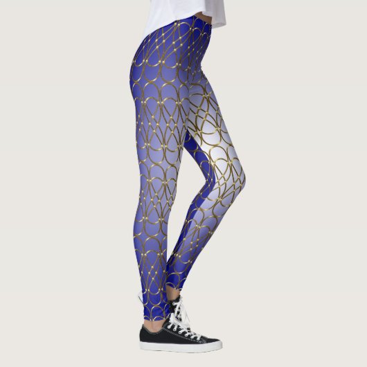 Double Infinity antiek gold + uw ideeën Leggings (Rechts)