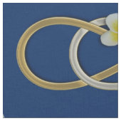 Double Infinity Silver Gold frangipani + uw idee Stof (Close Up)
