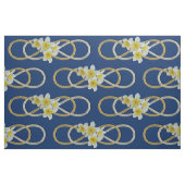 Double Infinity Silver Gold frangipani + uw idee Stof (Fat Quarter)