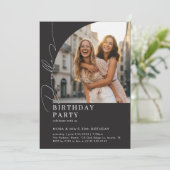 Double Joint Dual 30th Milestone Birthday Party Kaart (Staand voorkant)