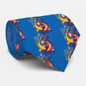 Double Koi Fish Stropdas (Opgerold)