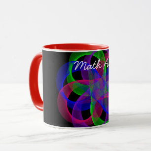 Double Loop Geometrische Wiskunde Art Coffee Mok