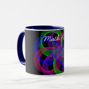Double Loop Geometrische Wiskunde Art Coffee Mok