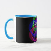 Double Loop Mesh Geometric Coffee Mug Mok (Links)