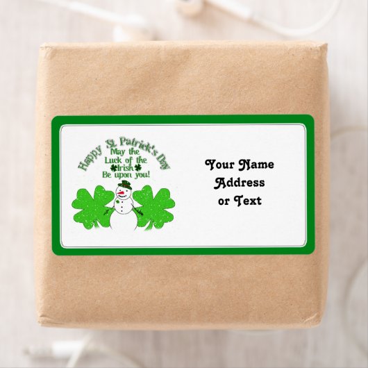 Double Lucky Snowman Etiket (Insitu)