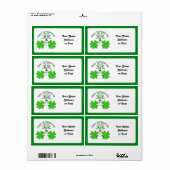 Double Lucky Snowman Etiket (Full Sheet)