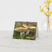 Double Mushroom Note Kaart (Gele Bloem)