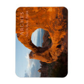 Double O Arch, Arches National Park, Utah Magneet (Verticaal)
