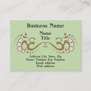 Double Om-profielkaart Visitekaartje