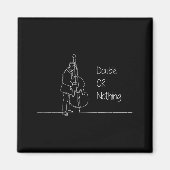 Double Or Nothing Funny Double B Pun Standup Bist  Magneet (Voorkant)