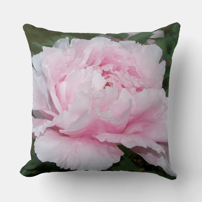 Double Peony Blooms x 2 Pillow Kussen (Voorkant)