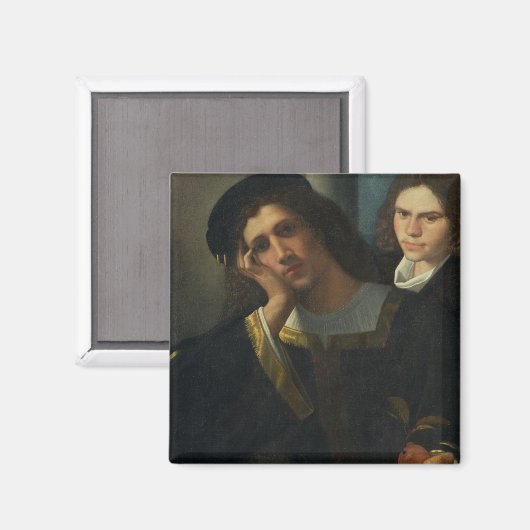 Double Portrait, c.1502 Magneet (Voorkant / Achterkant)