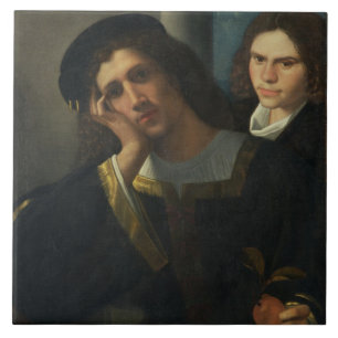 Double Portrait, c.1502 Tegeltje