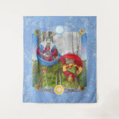 Double Portrait of the Holly King and Oak King Wandkleed (Voorkant)