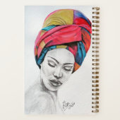 Double Queens Aangepaste Spiraal Notebook (5.5x8.5 Notitieboek (Achterkant)