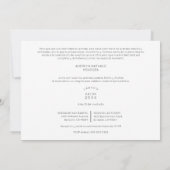 Double Quinceañera Spain Whimsical Typografie Kaart (Achterkant)