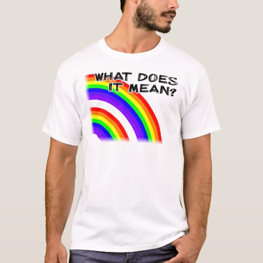 Double Rainbow Video T-shirt (Voorkant)