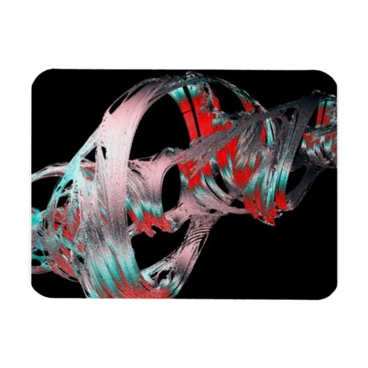 Double Rainbow Vortex Magnet Magneet (Horizontaal)