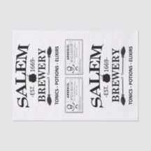 Double Salem Brewery Tissue Paper