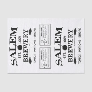 Double Salem Brewery Tissue Paper Tissuepapier