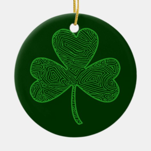 Double Shamrock Ornament (Voorkant)