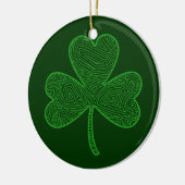 Double Shamrock Ornament (Links)