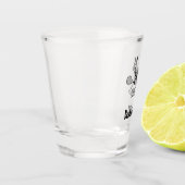 Double Shot Kangaroo Tennis Glas (Links)