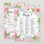 Double Side - 2 Bruidsfeest Spelletjes Tas | Wense Kaart (Voorkant / Achterkant)