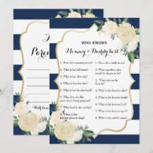 Double Side Baby shower Games - Advies | Wie weet