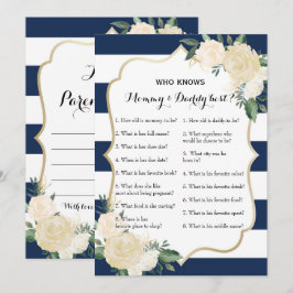 Double Side Baby shower Games - Advies | Wie weet Kaart