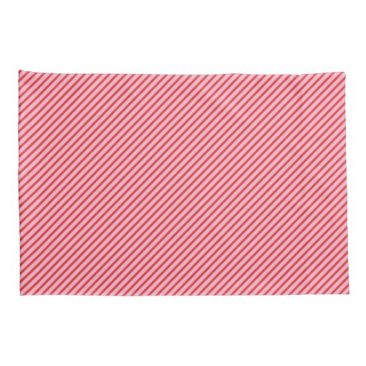 Double-side Retro Pink & Red Christmas Kussensloop (Achterkant-Rechts)