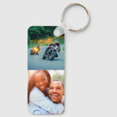 Double Sided 4 Photo Sleutelhanger (Achterkant)